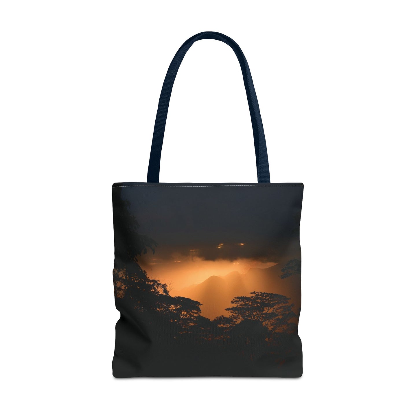 Sunset Serenity Canvas Tote, Eco Friendly Nature Bag for Travel, Beach & Everyday Style