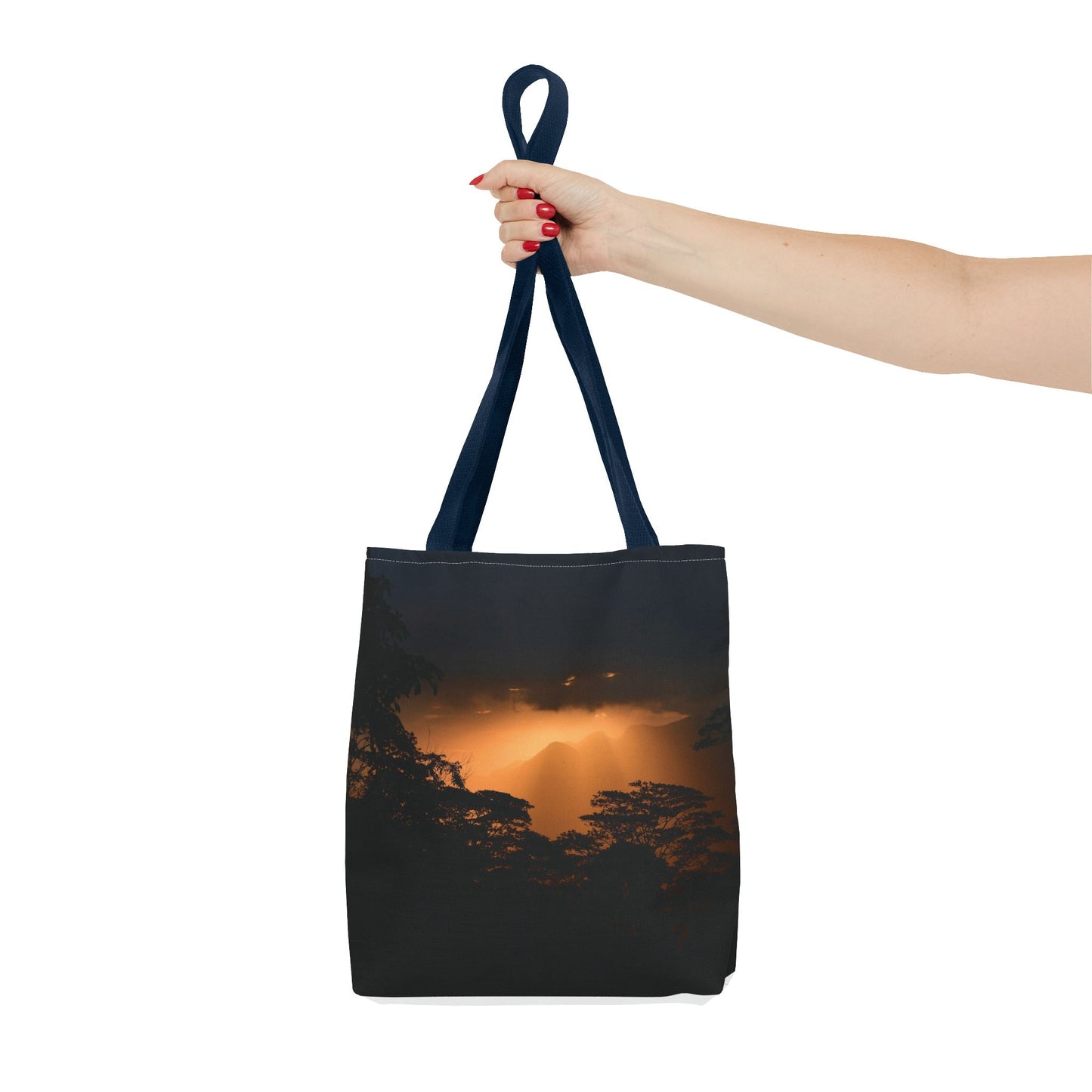 Sunset Serenity Canvas Tote, Eco Friendly Nature Bag for Travel, Beach & Everyday Style