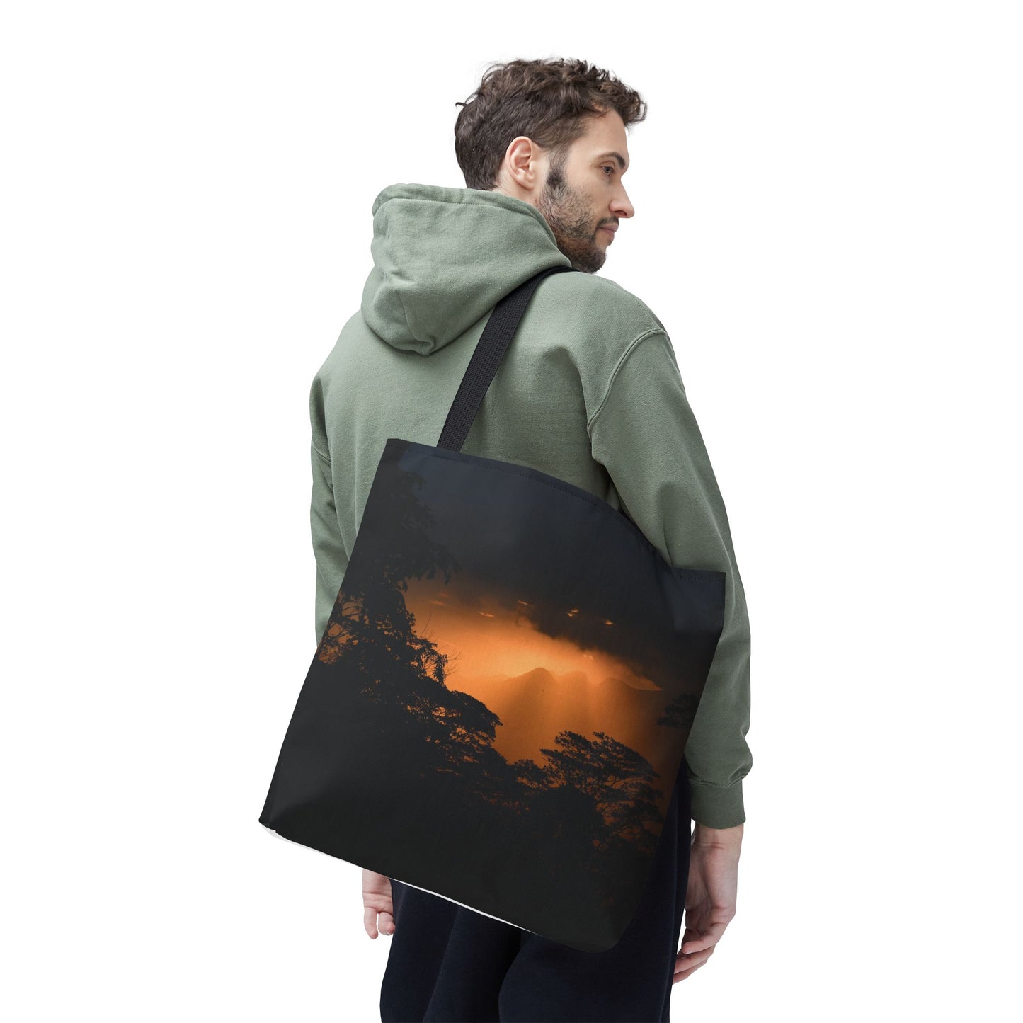 Sunset Serenity Canvas Tote, Eco Friendly Nature Bag for Travel, Beach & Everyday Style