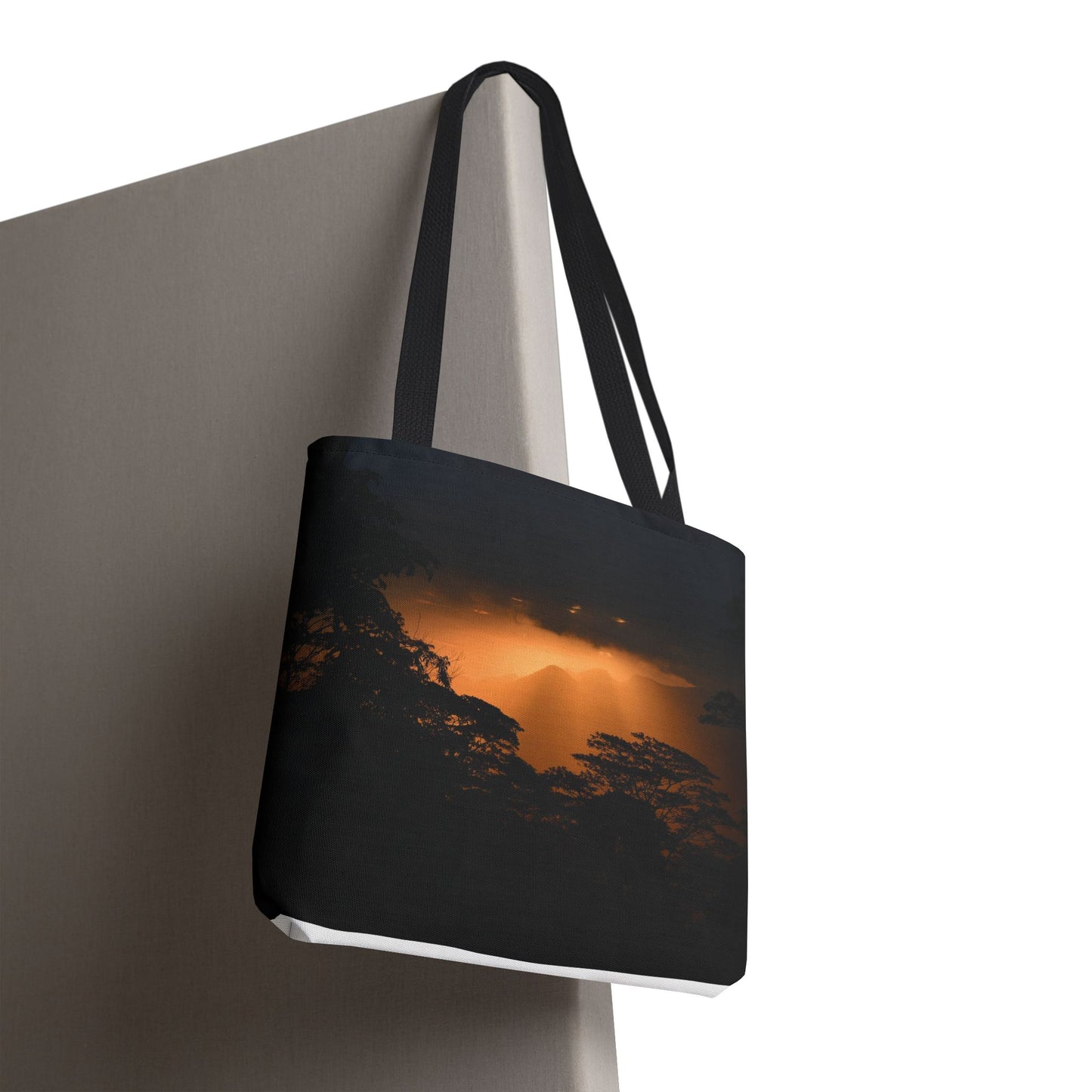 Sunset Serenity Canvas Tote, Eco Friendly Nature Bag for Travel, Beach & Everyday Style