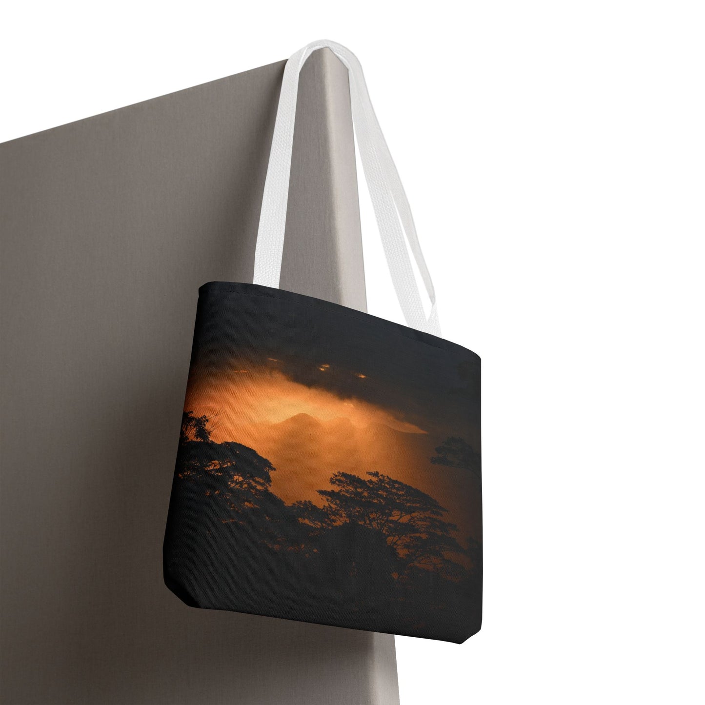 Sunset Serenity Canvas Tote, Eco Friendly Nature Bag for Travel, Beach & Everyday Style