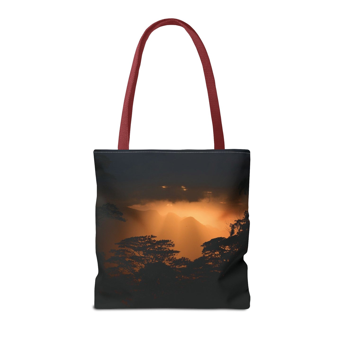 Sunset Serenity Canvas Tote, Eco Friendly Nature Bag for Travel, Beach & Everyday Style
