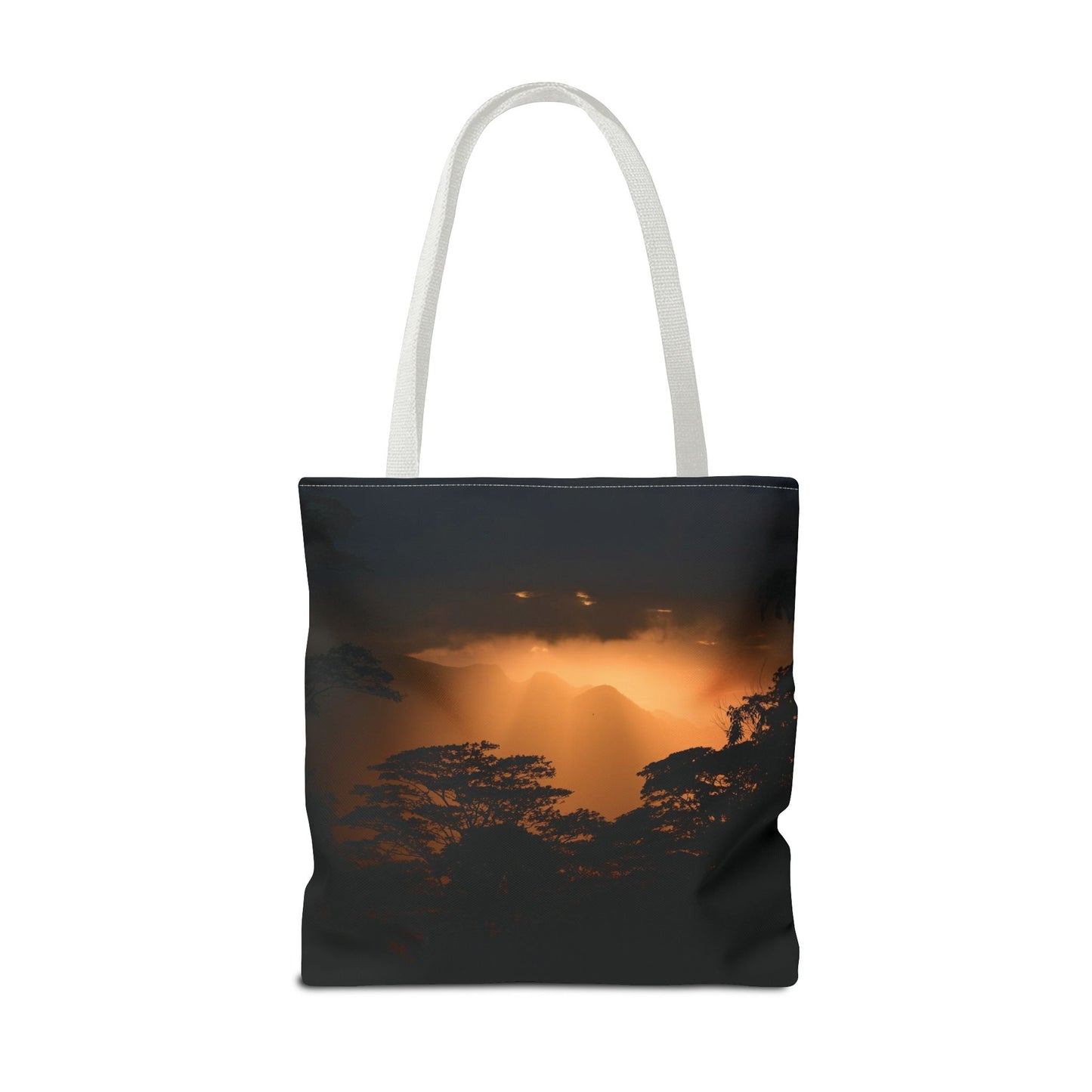 Sunset Serenity Canvas Tote, Eco Friendly Nature Bag for Travel, Beach & Everyday Style