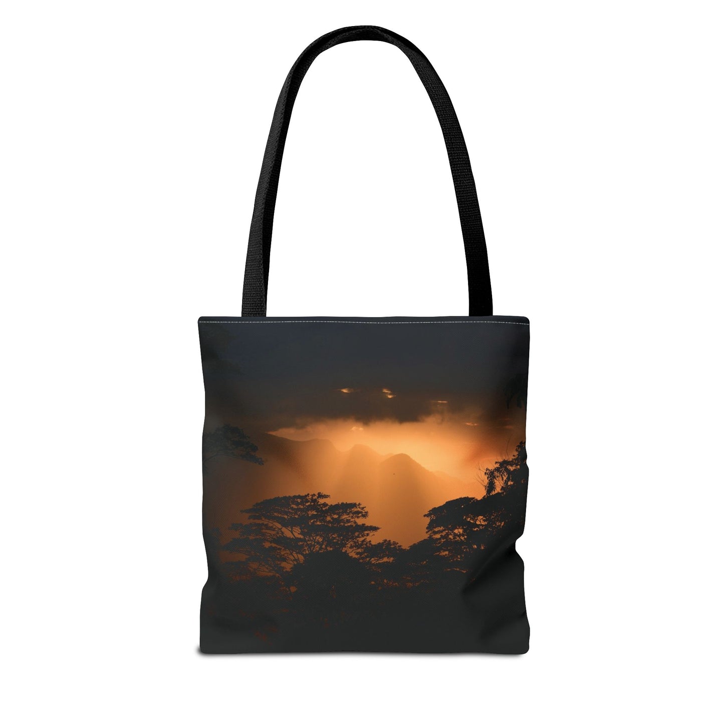 Sunset Serenity Canvas Tote, Eco Friendly Nature Bag for Travel, Beach & Everyday Style