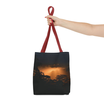 Sunset Serenity Canvas Tote, Eco Friendly Nature Bag for Travel, Beach & Everyday Style
