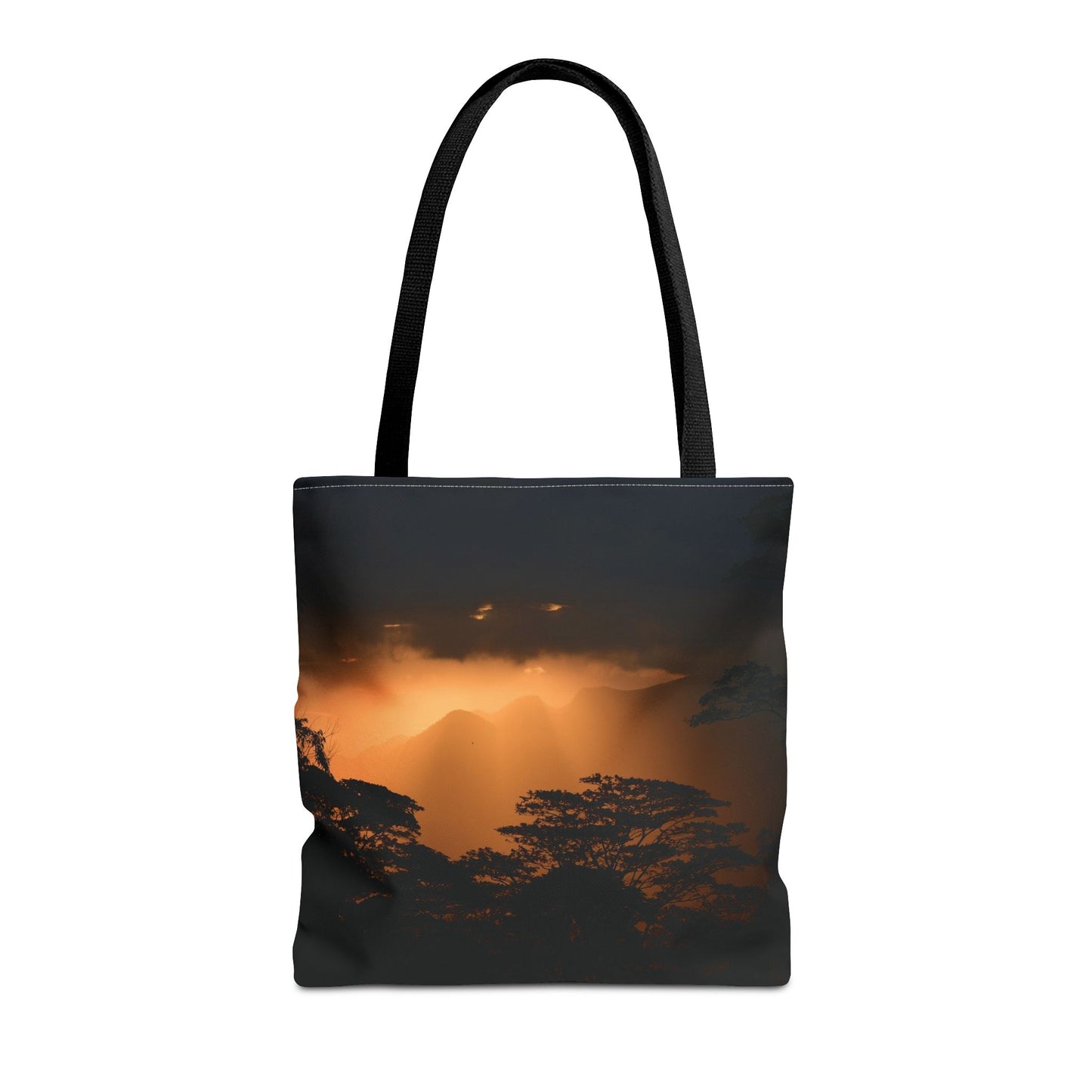 Sunset Serenity Canvas Tote, Eco Friendly Nature Bag for Travel, Beach & Everyday Style