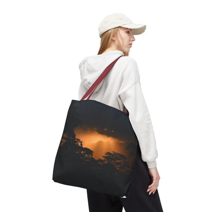 Sunset Serenity Canvas Tote, Eco Friendly Nature Bag for Travel, Beach & Everyday Style