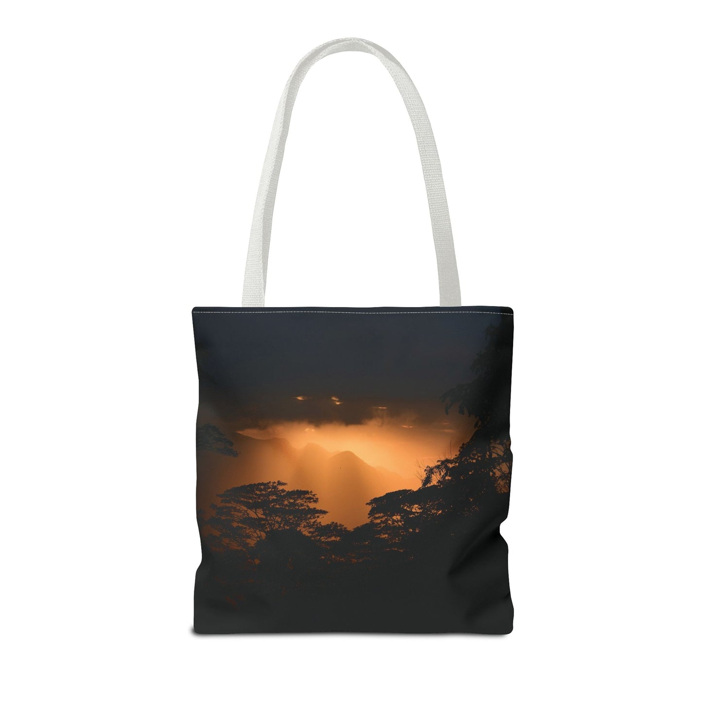 Sunset Serenity Canvas Tote, Eco Friendly Nature Bag for Travel, Beach & Everyday Style
