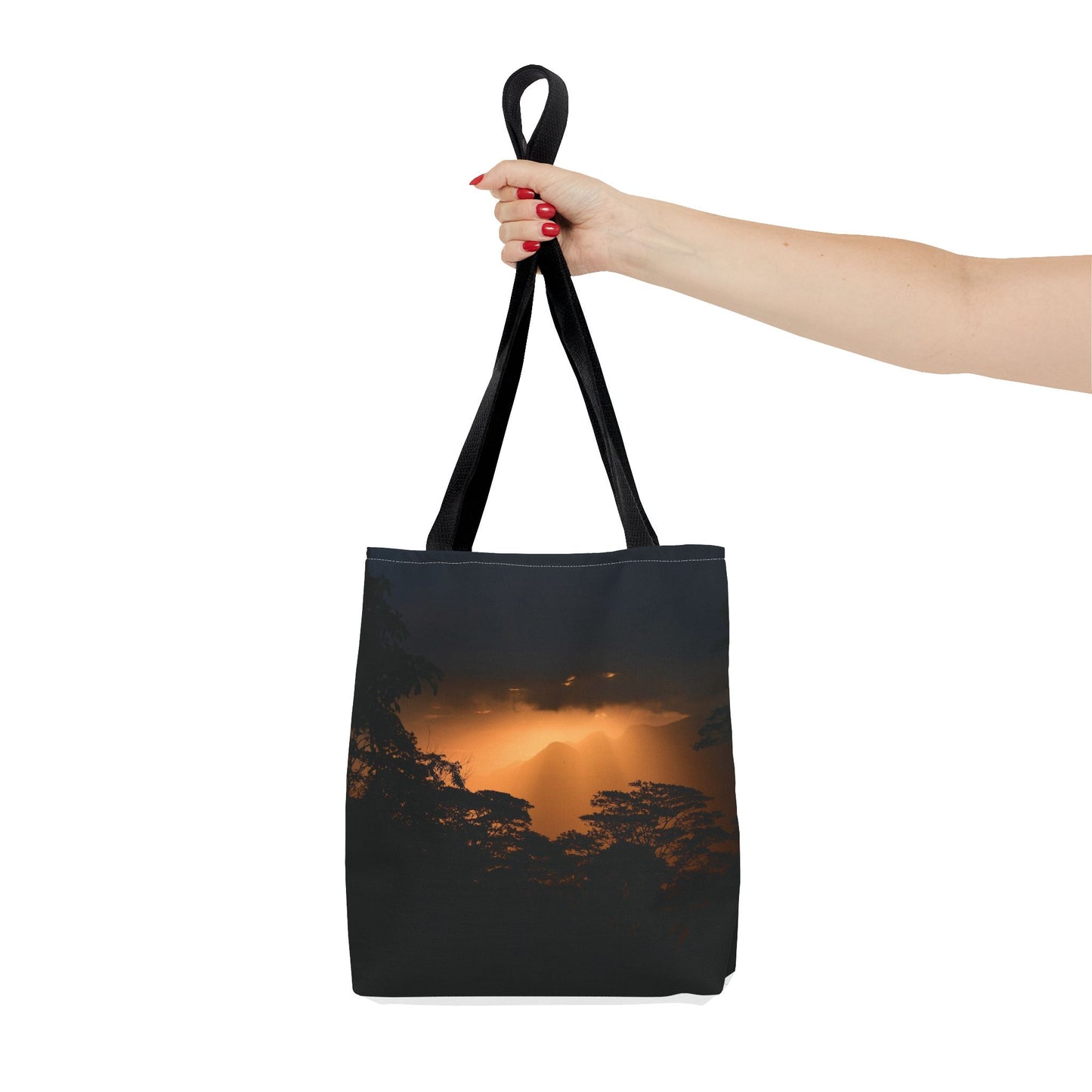 Sunset Serenity Canvas Tote, Eco Friendly Nature Bag for Travel, Beach & Everyday Style