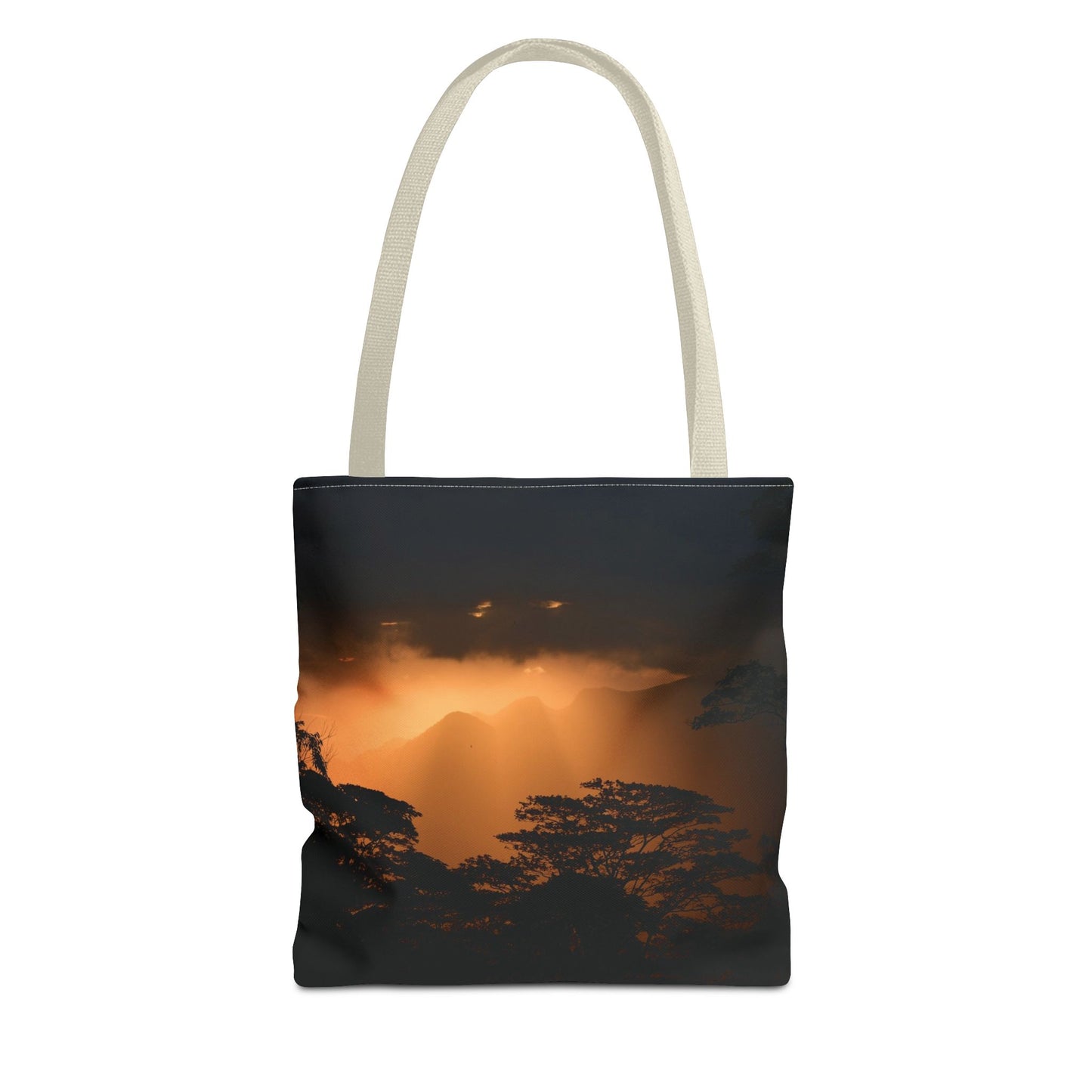 Sunset Serenity Canvas Tote, Eco Friendly Nature Bag for Travel, Beach & Everyday Style