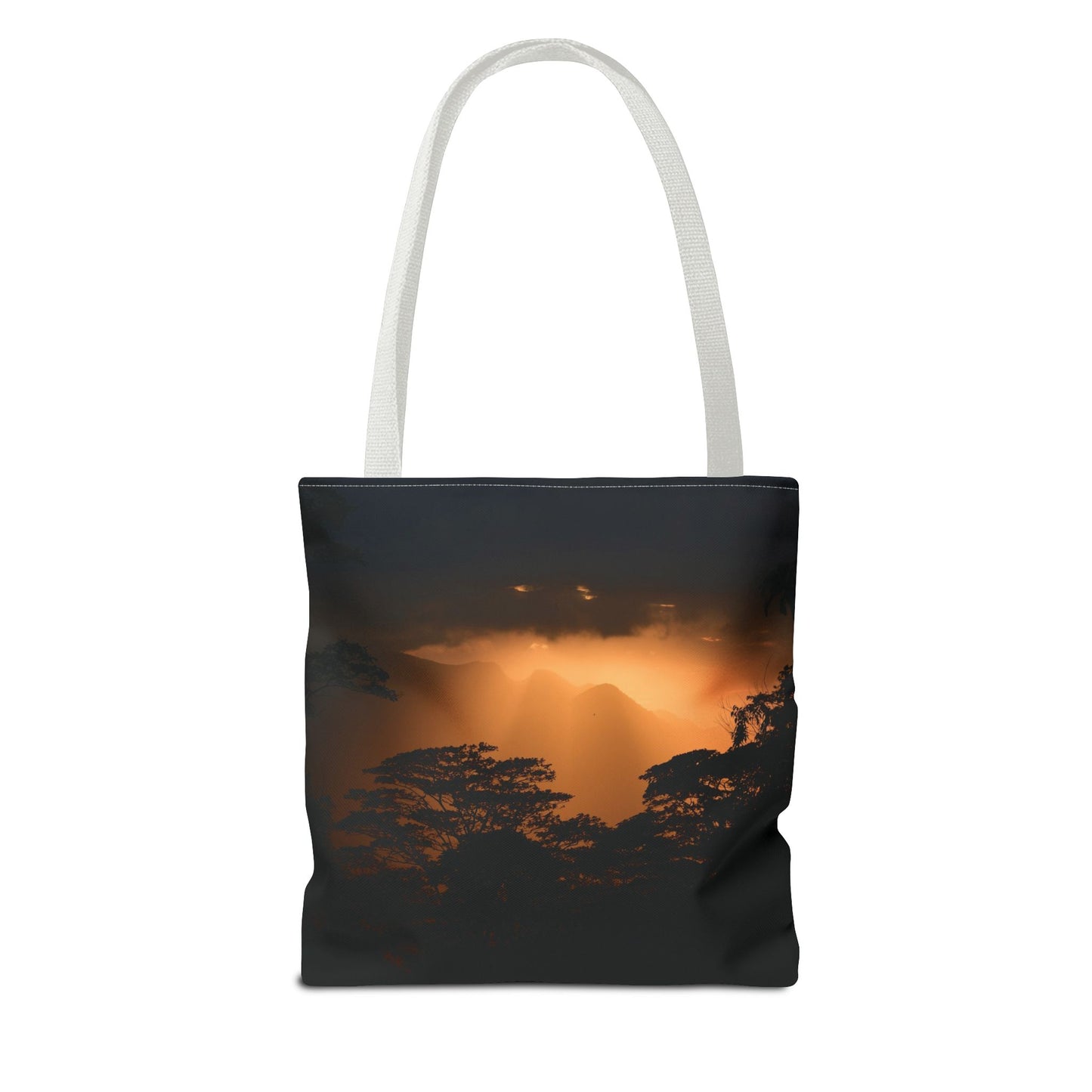 Sunset Serenity Canvas Tote, Eco Friendly Nature Bag for Travel, Beach & Everyday Style