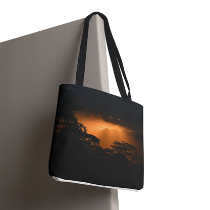 Sunset Serenity Canvas Tote, Eco Friendly Nature Bag for Travel, Beach & Everyday Style