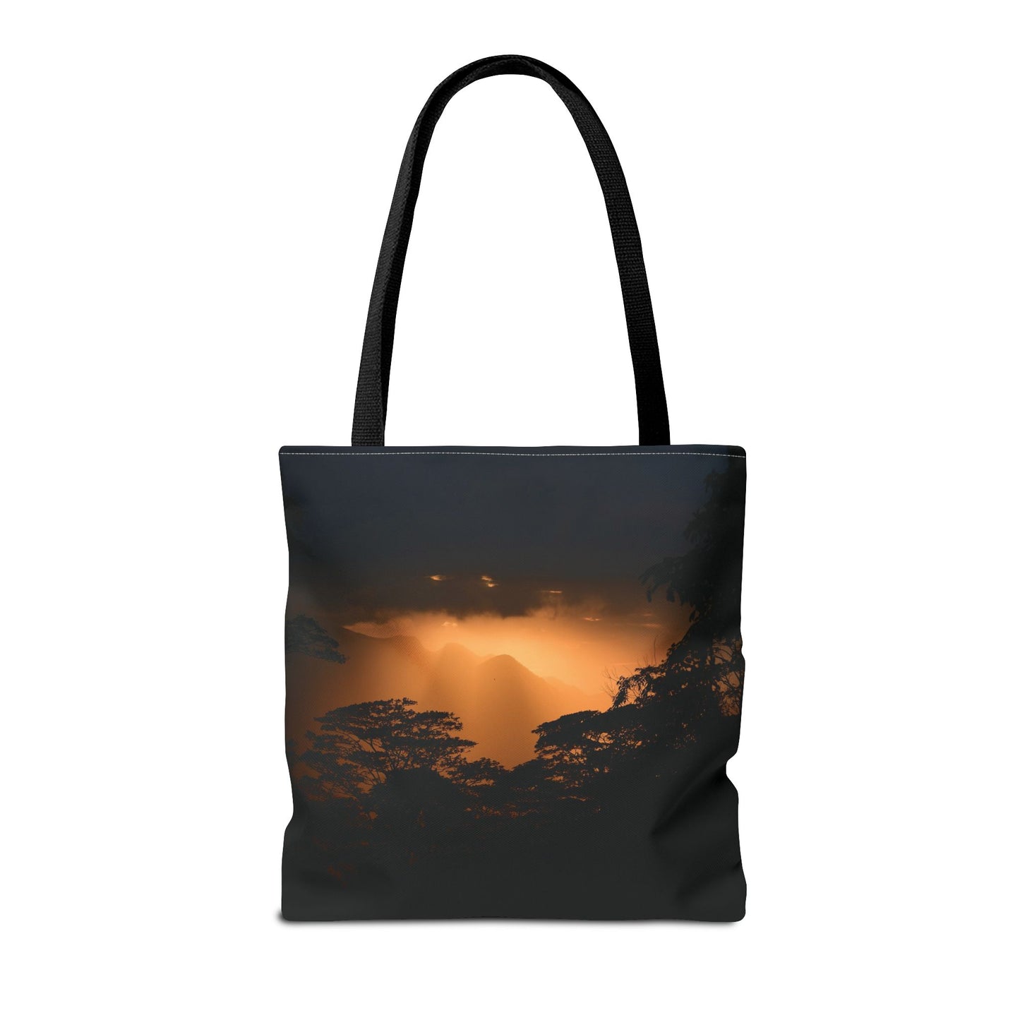 Sunset Serenity Canvas Tote, Eco Friendly Nature Bag for Travel, Beach & Everyday Style
