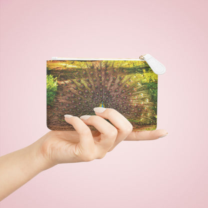 Peacock Elegance Mini Clutch