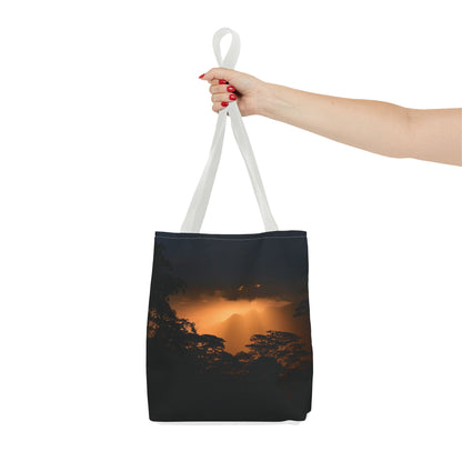 Sunset Serenity Canvas Tote, Eco Friendly Nature Bag for Travel, Beach & Everyday Style