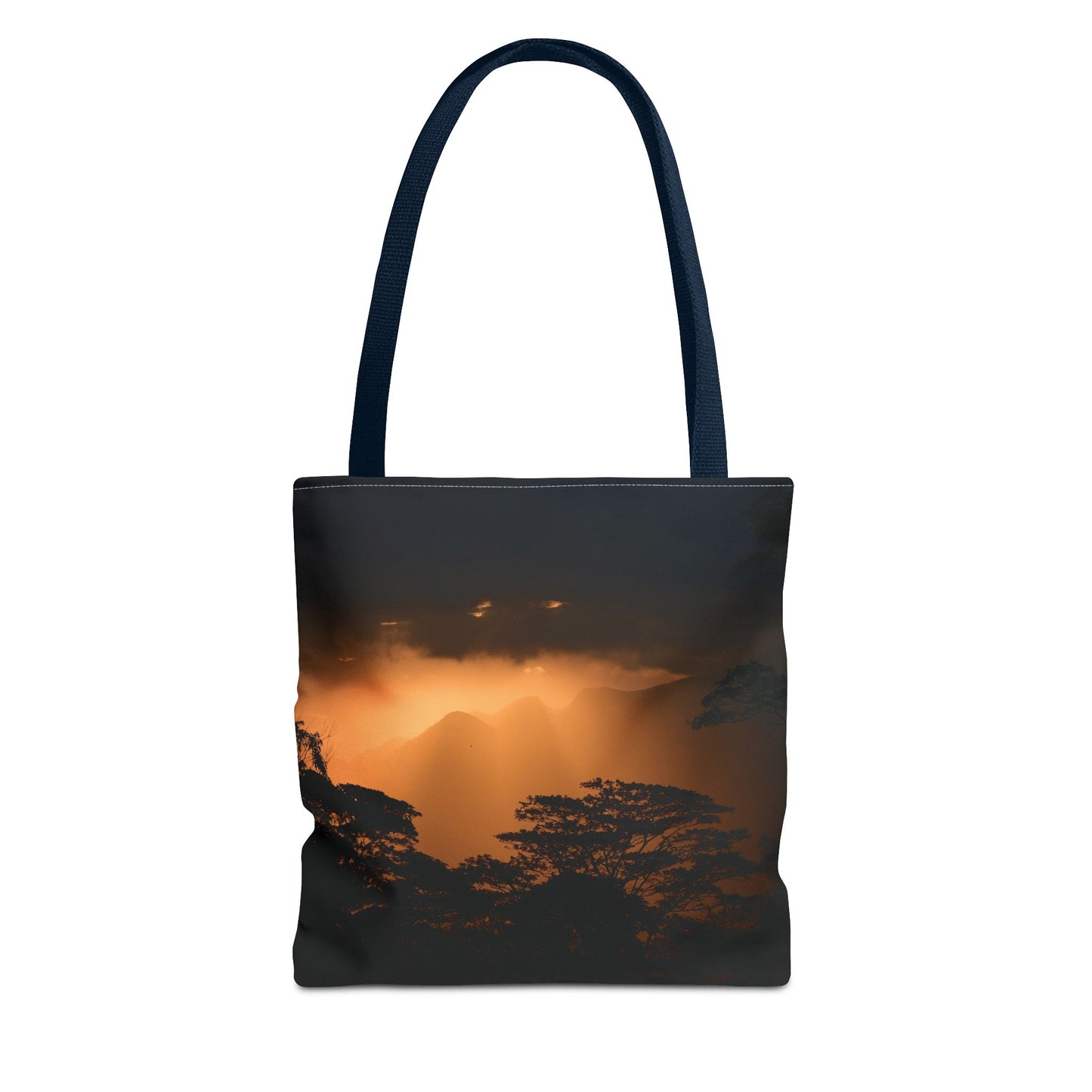 Sunset Serenity Canvas Tote, Eco Friendly Nature Bag for Travel, Beach & Everyday Style