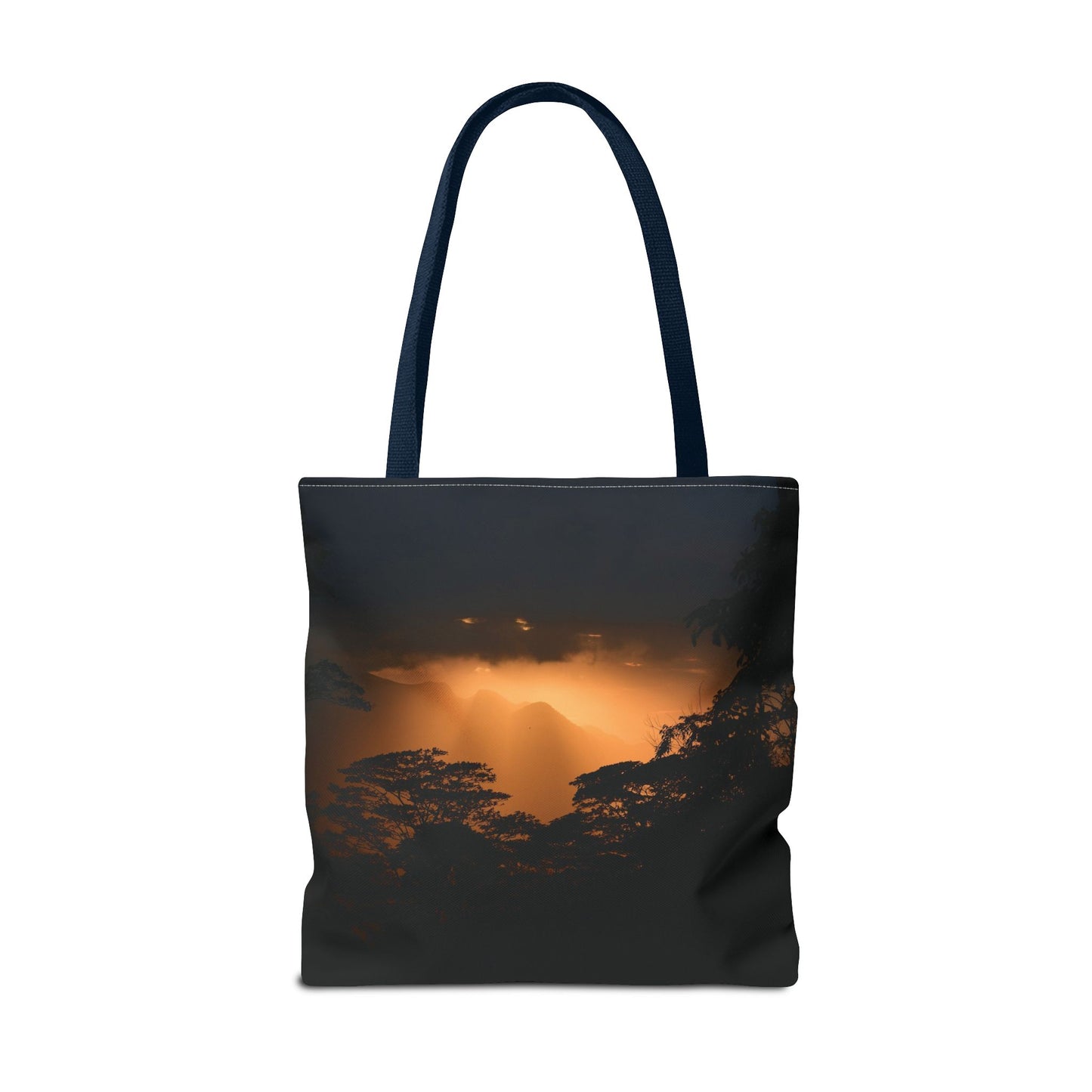 Sunset Serenity Canvas Tote, Eco Friendly Nature Bag for Travel, Beach & Everyday Style