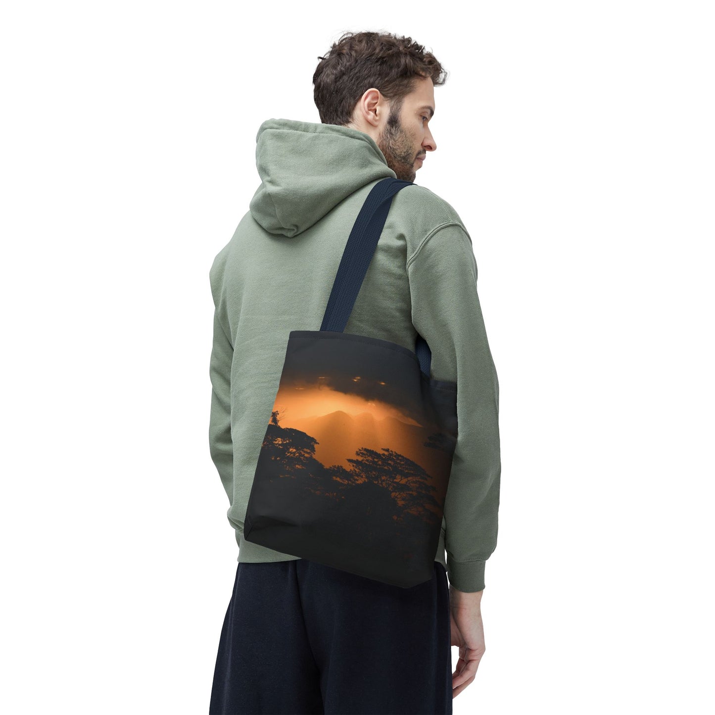 Sunset Serenity Canvas Tote, Eco Friendly Nature Bag for Travel, Beach & Everyday Style