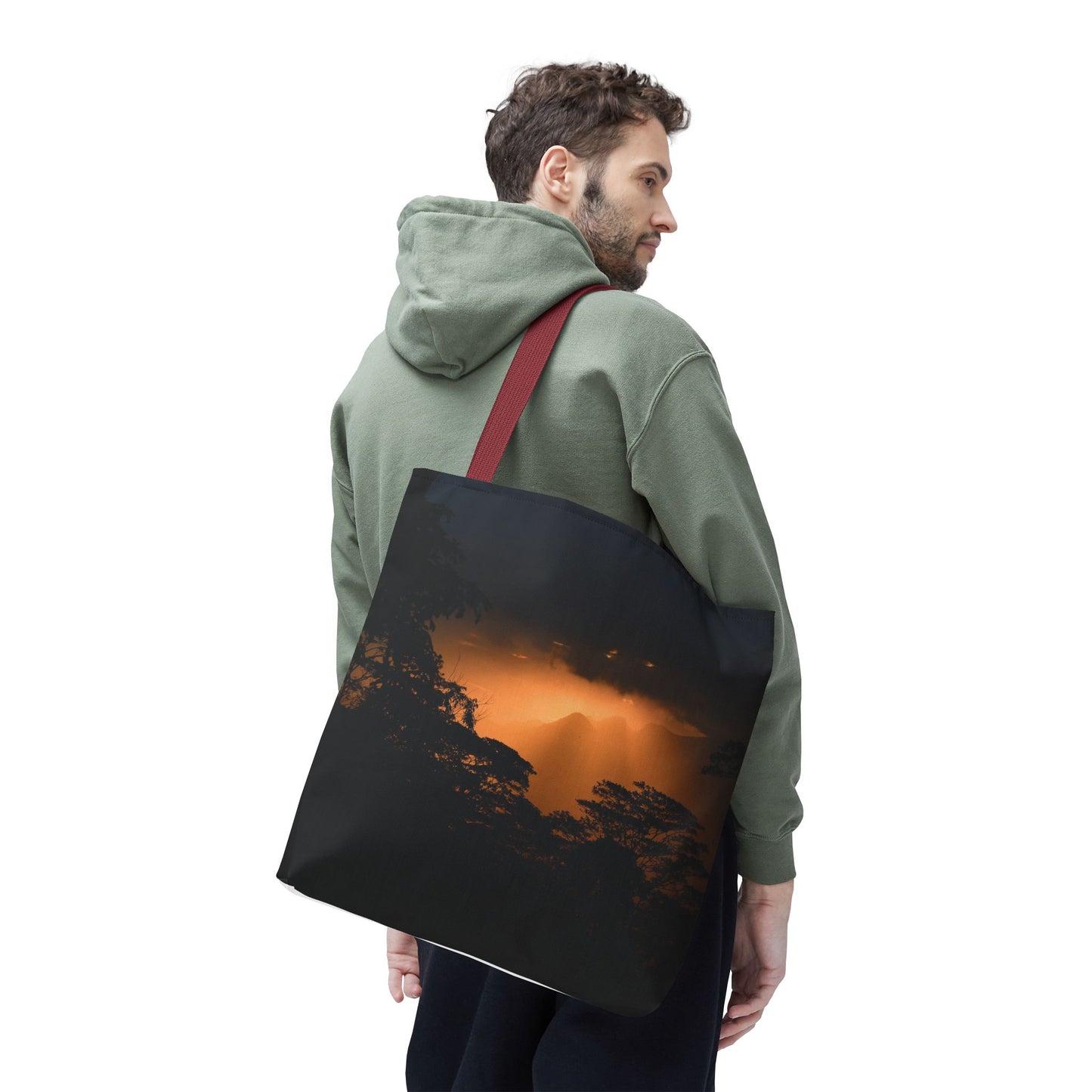 Sunset Serenity Canvas Tote, Eco Friendly Nature Bag for Travel, Beach & Everyday Style