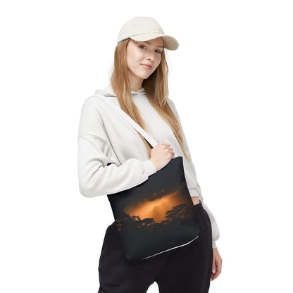 Sunset Serenity Canvas Tote, Eco Friendly Nature Bag for Travel, Beach & Everyday Style