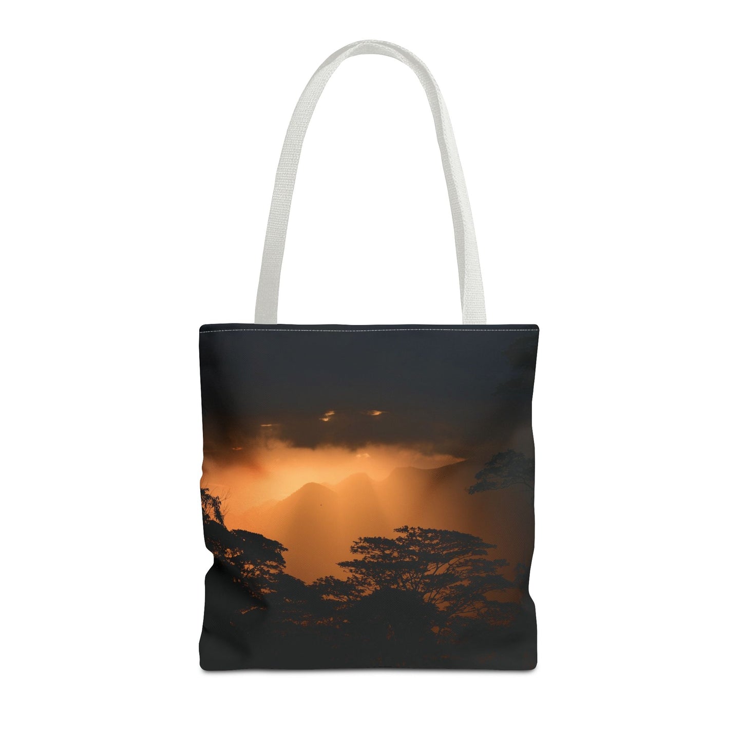 Sunset Serenity Canvas Tote, Eco Friendly Nature Bag for Travel, Beach & Everyday Style