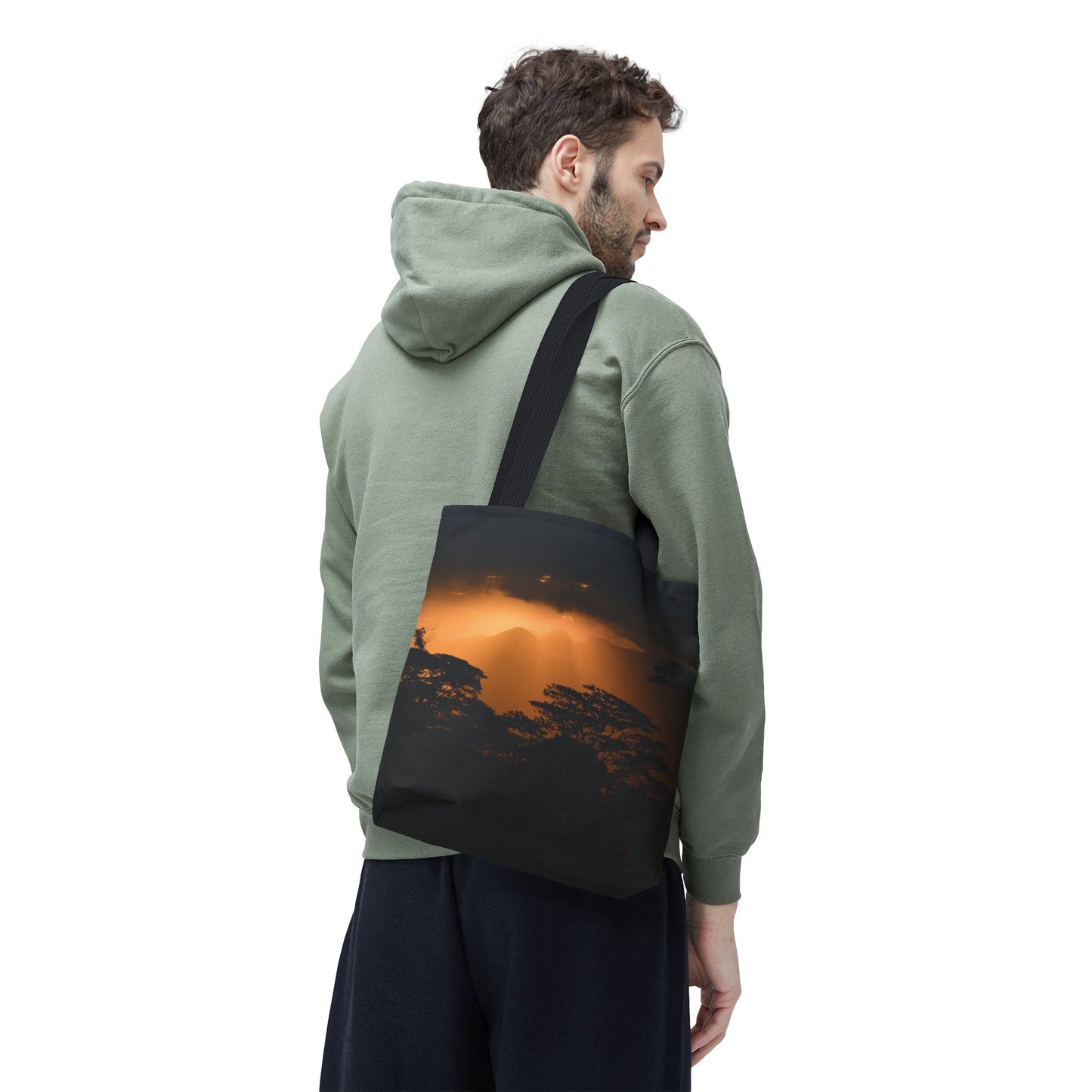 Sunset Serenity Canvas Tote, Eco Friendly Nature Bag for Travel, Beach & Everyday Style