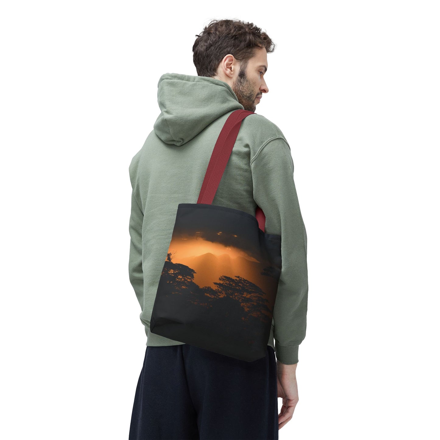 Sunset Serenity Canvas Tote, Eco Friendly Nature Bag for Travel, Beach & Everyday Style