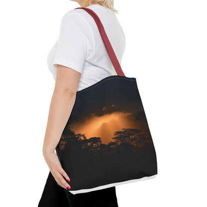 Sunset Serenity Canvas Tote, Eco Friendly Nature Bag for Travel, Beach & Everyday Style