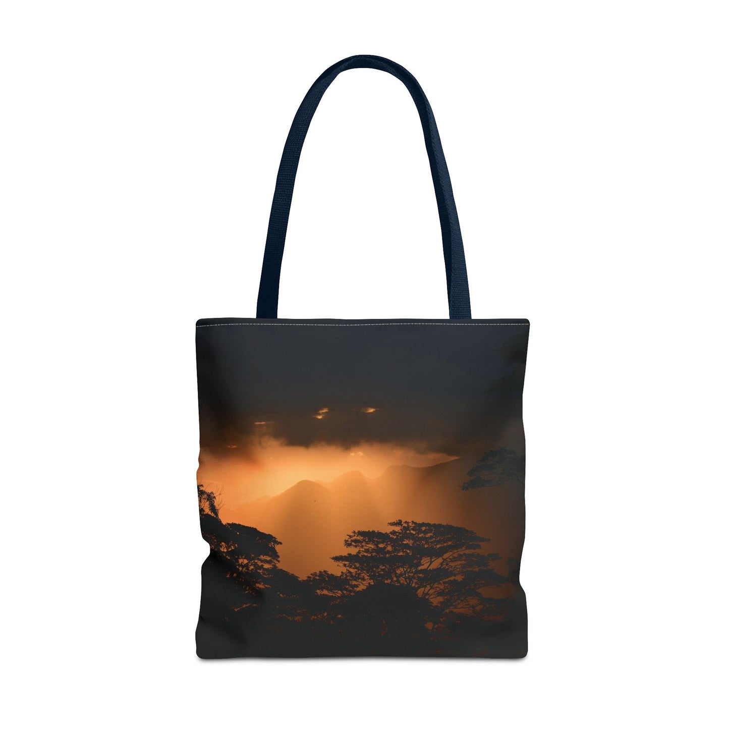 Sunset Serenity Canvas Tote, Eco Friendly Nature Bag for Travel, Beach & Everyday Style