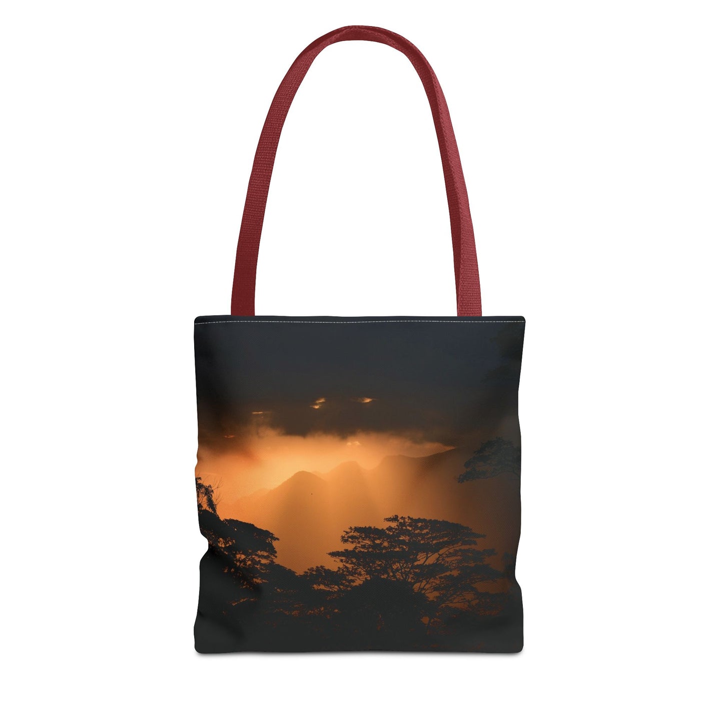Sunset Serenity Canvas Tote, Eco Friendly Nature Bag for Travel, Beach & Everyday Style
