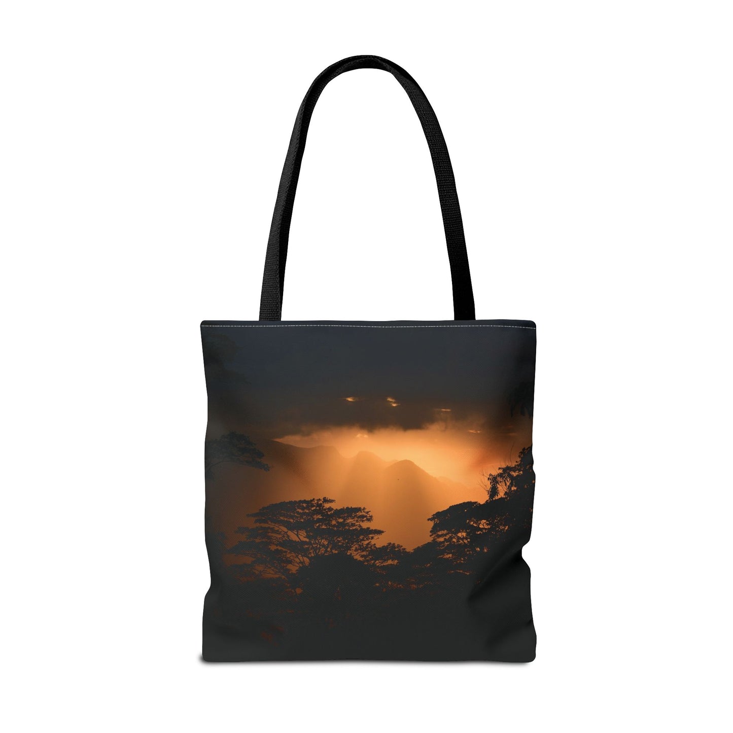 Sunset Serenity Canvas Tote, Eco Friendly Nature Bag for Travel, Beach & Everyday Style